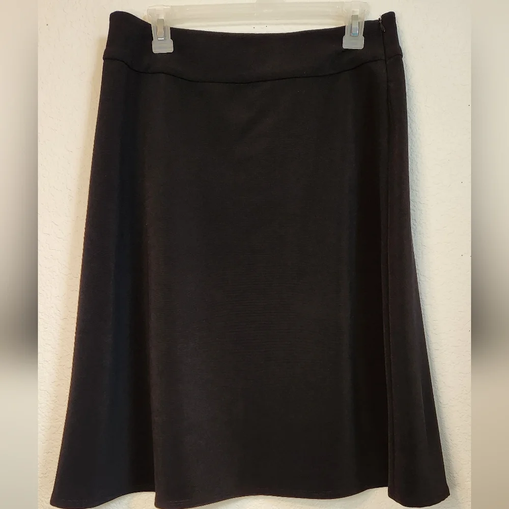 NWT Chico's Ottoman Legal Black‎ Skirt, Size 1 (S)